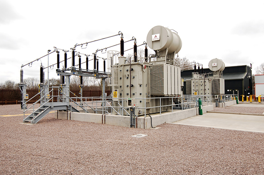 Onshore substation at Salle