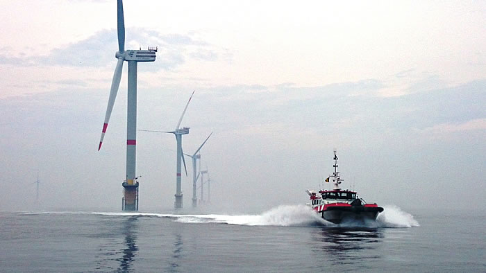 Three MPI vessels will shortly arrived at the Sheringham Shoal Offshore Wind Farm