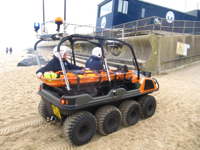 Sea Palling Lifeboat Station’s Argocat in Responder mode