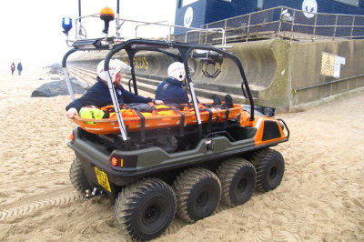 Sea Palling Lifeboat Station’s Argocat in Responder mode