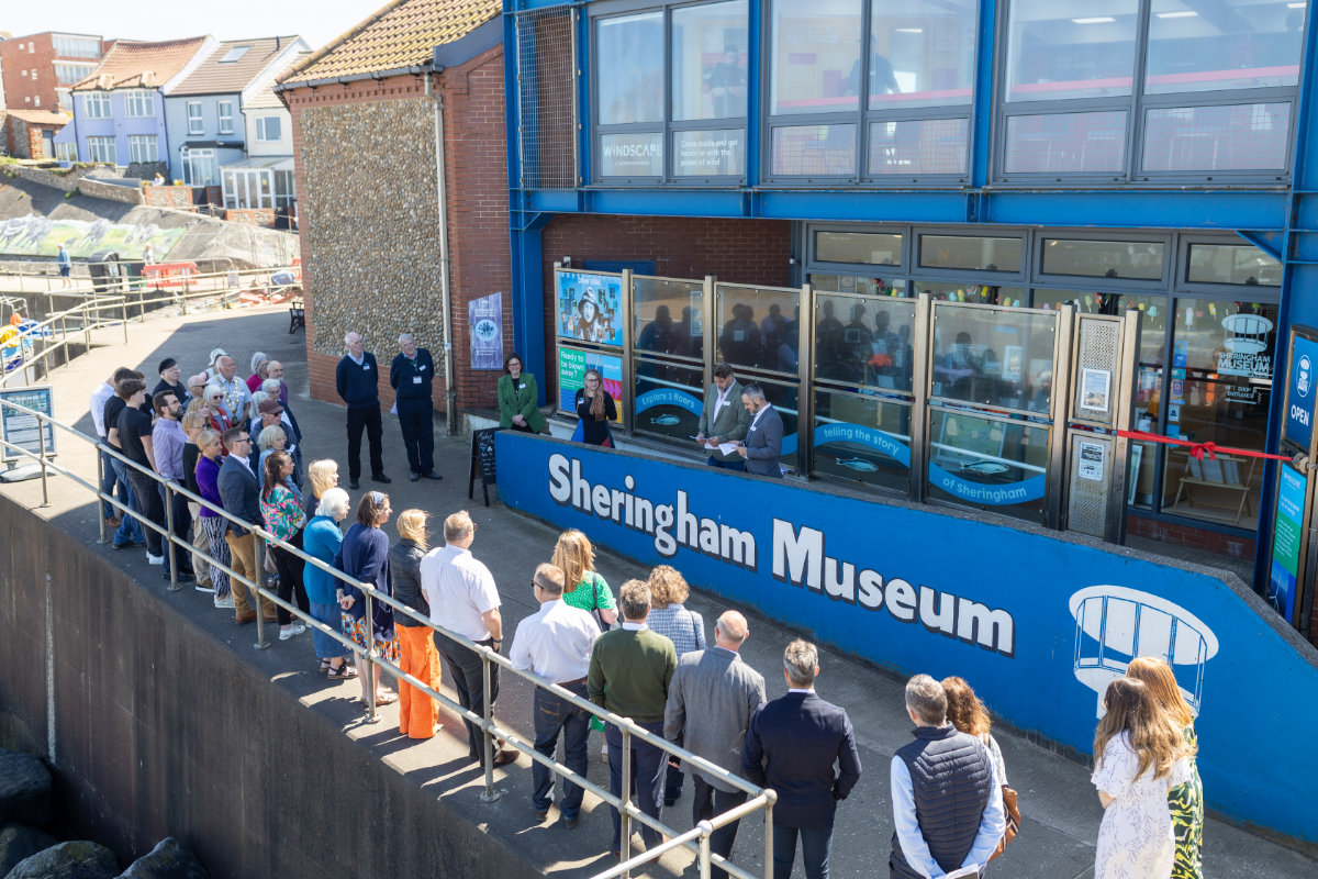 New wind farm exhibit is ready to welcome North Norfolk's visitors