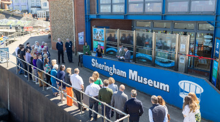 New wind farm exhibit is ready to welcome North Norfolk's visitors